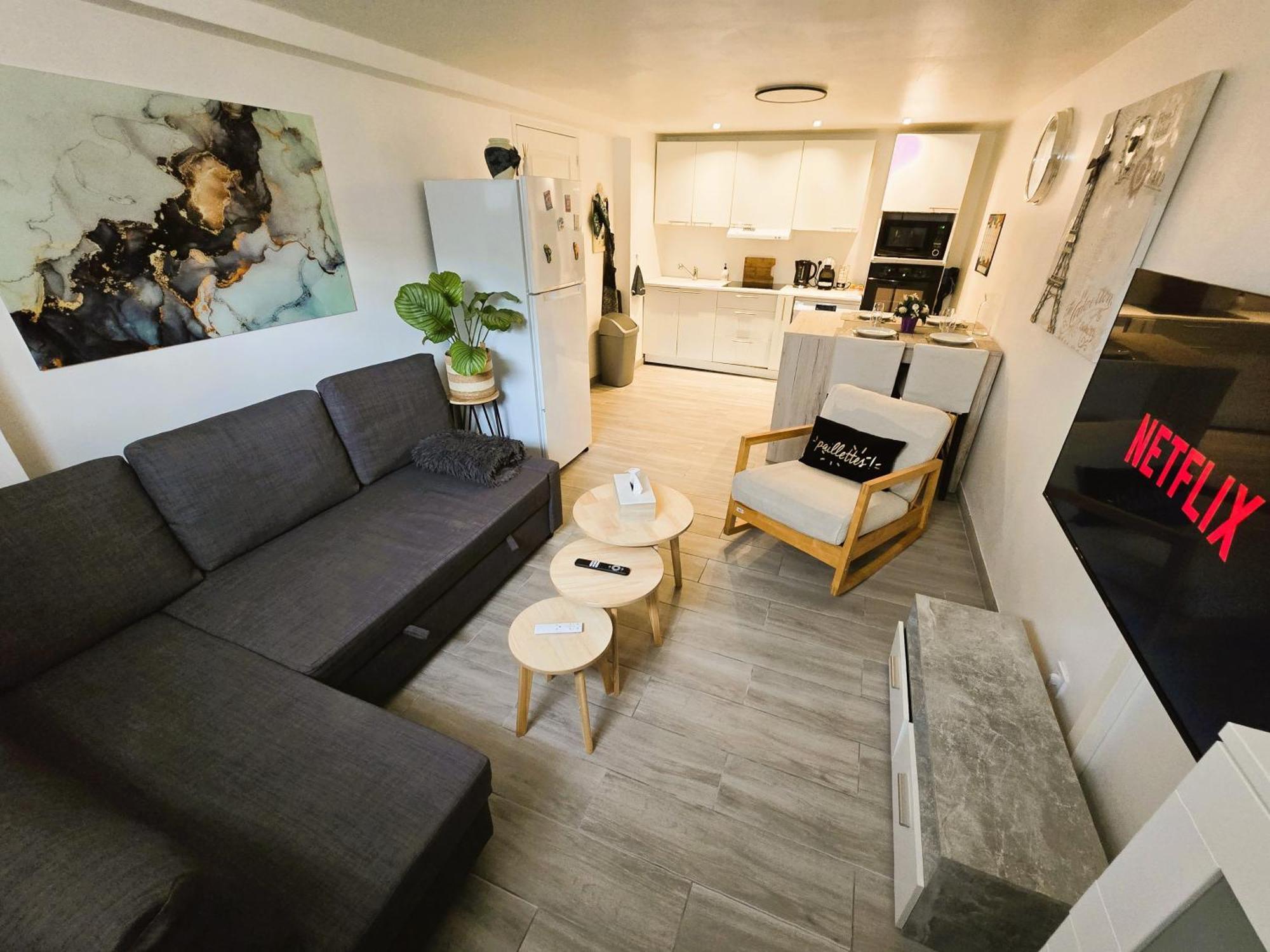 Appartement T2 Confortable - Piscine Et Jacuzzi ปิแอร์เลย์ ภายนอก รูปภาพ